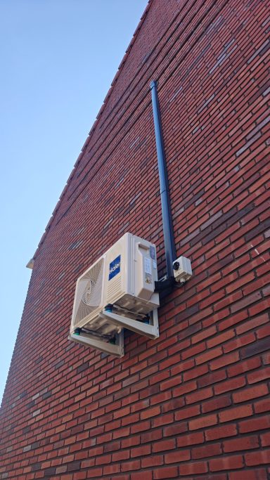 Split airco geplaatst